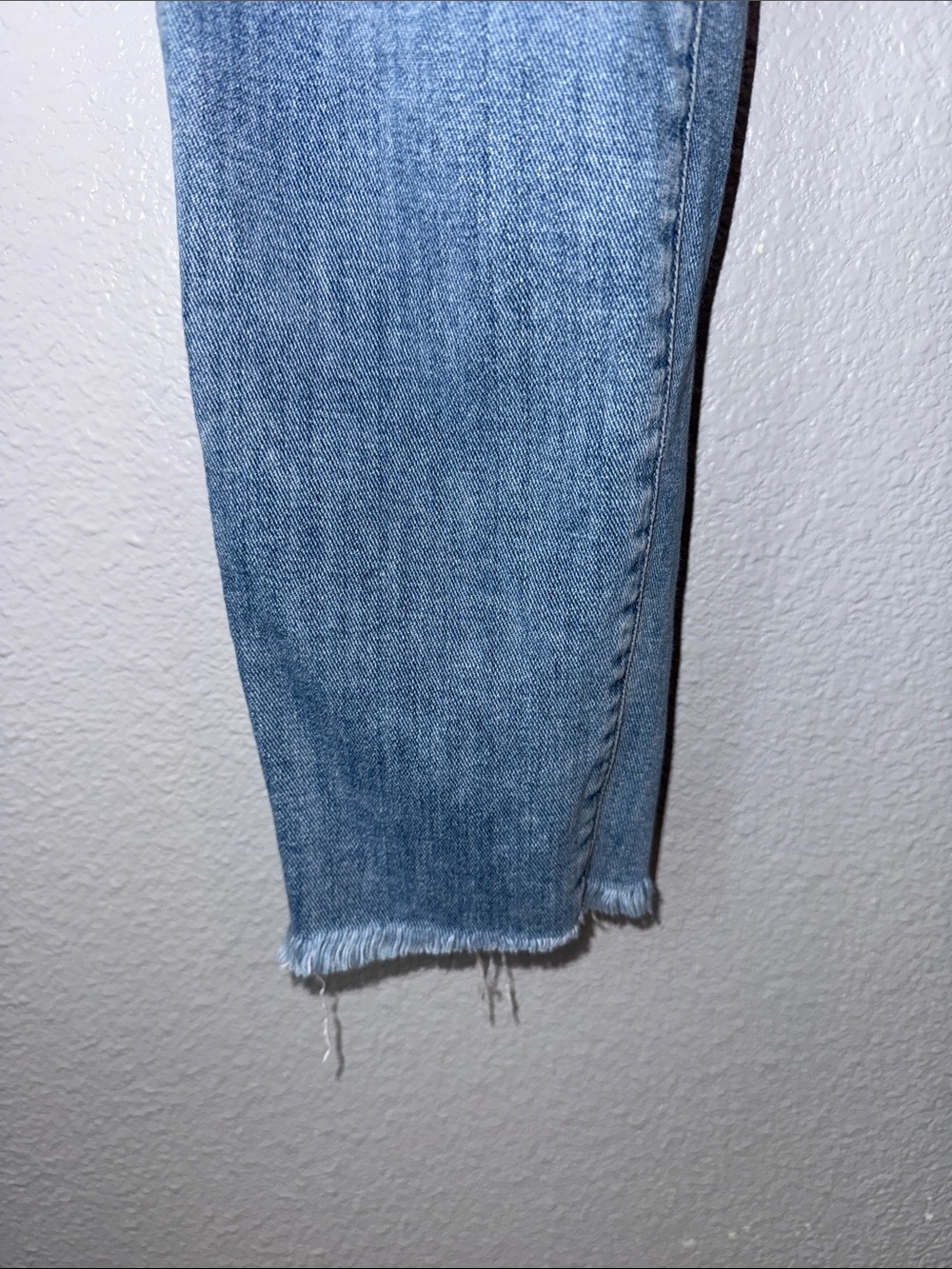 Mother Looker Ankle Fray Light Wash Women's Jeans - Picture 3 of 9